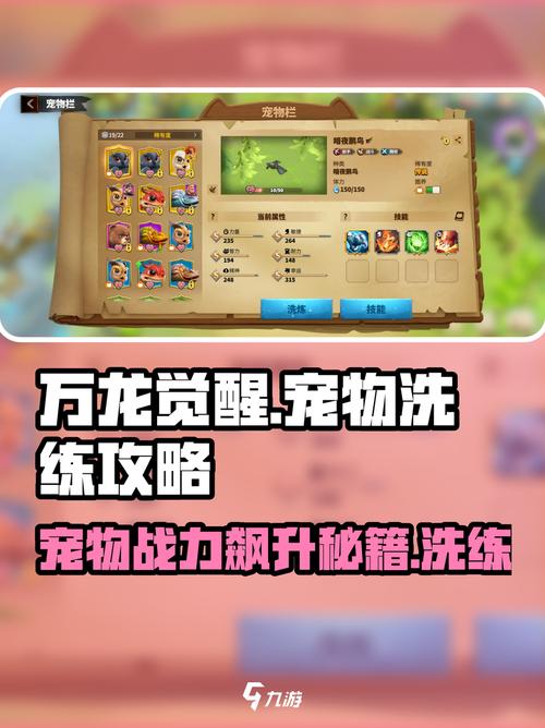 魔力宝贝私服宠物技能搭配 提升战力的必学技巧