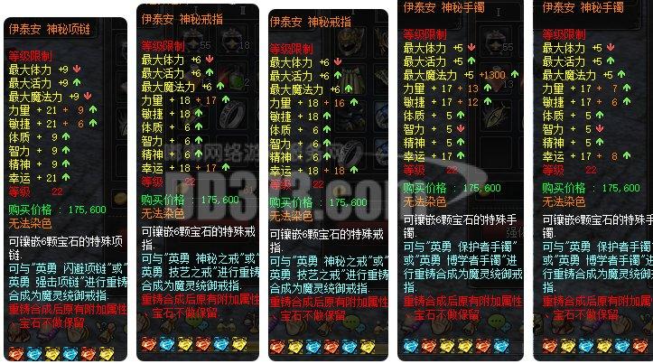 魔力宝贝sf宝石系统详解 提升装备属性